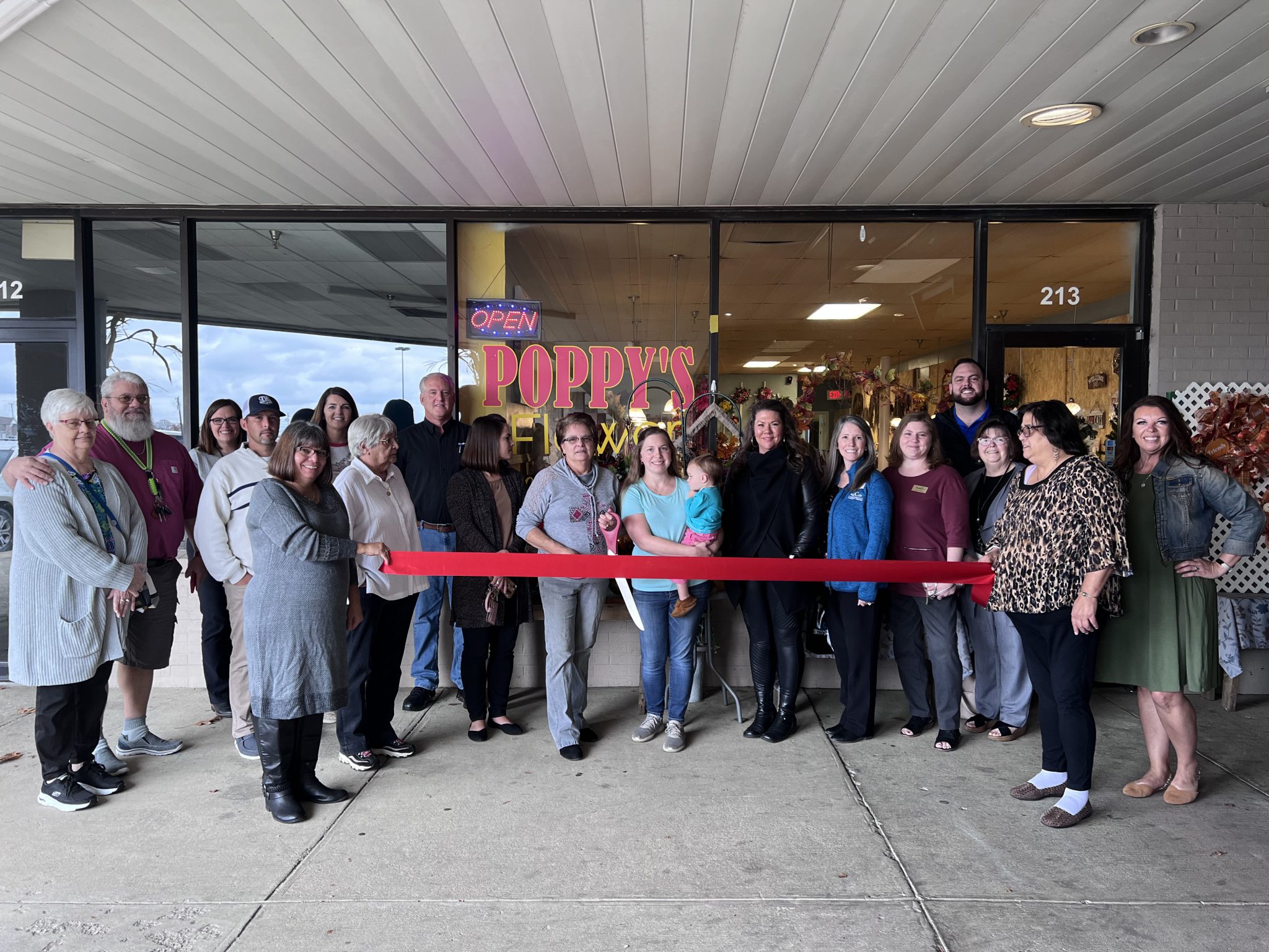 Poppy’s Flower Shop Grand Opening Anderson County Kentucky Chamber of