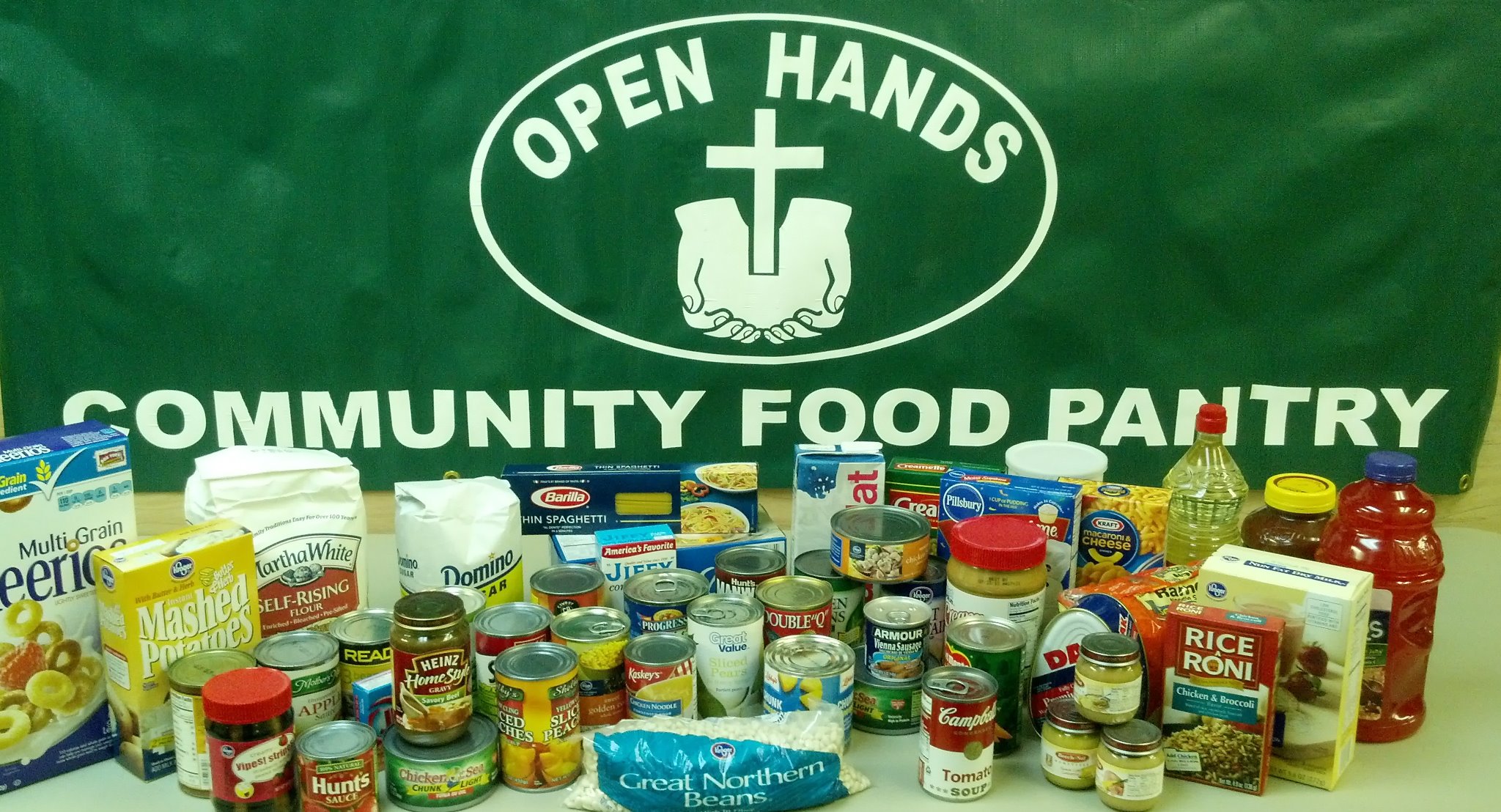 Open hands food pantry